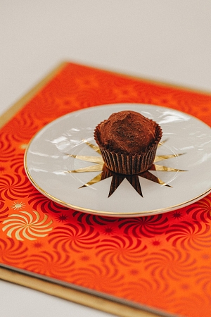 Шоколадный трюфель с розмарином