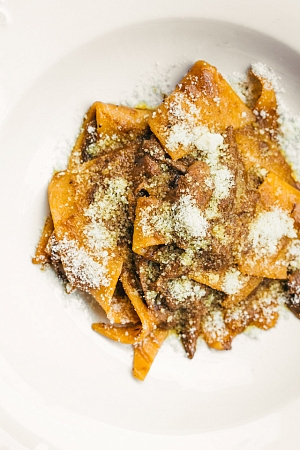 Мальтальяти с рагу из утки