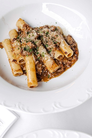 Паста зити с бычьими хвостами