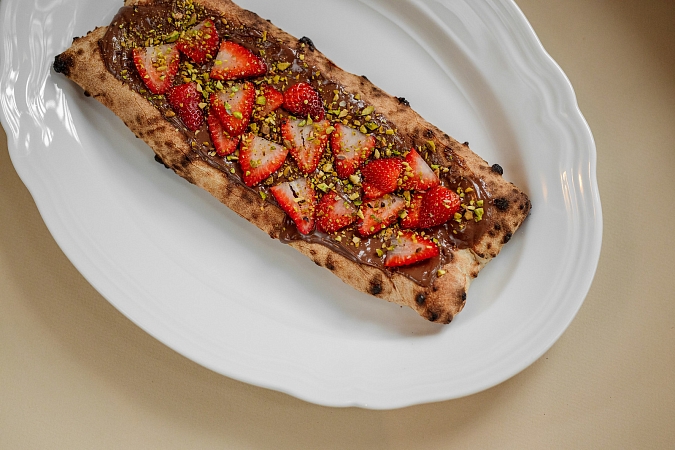 Фисташки и нутелла