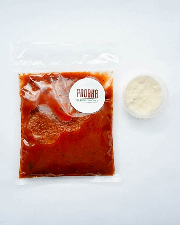 Аль помодоро с пармезаном